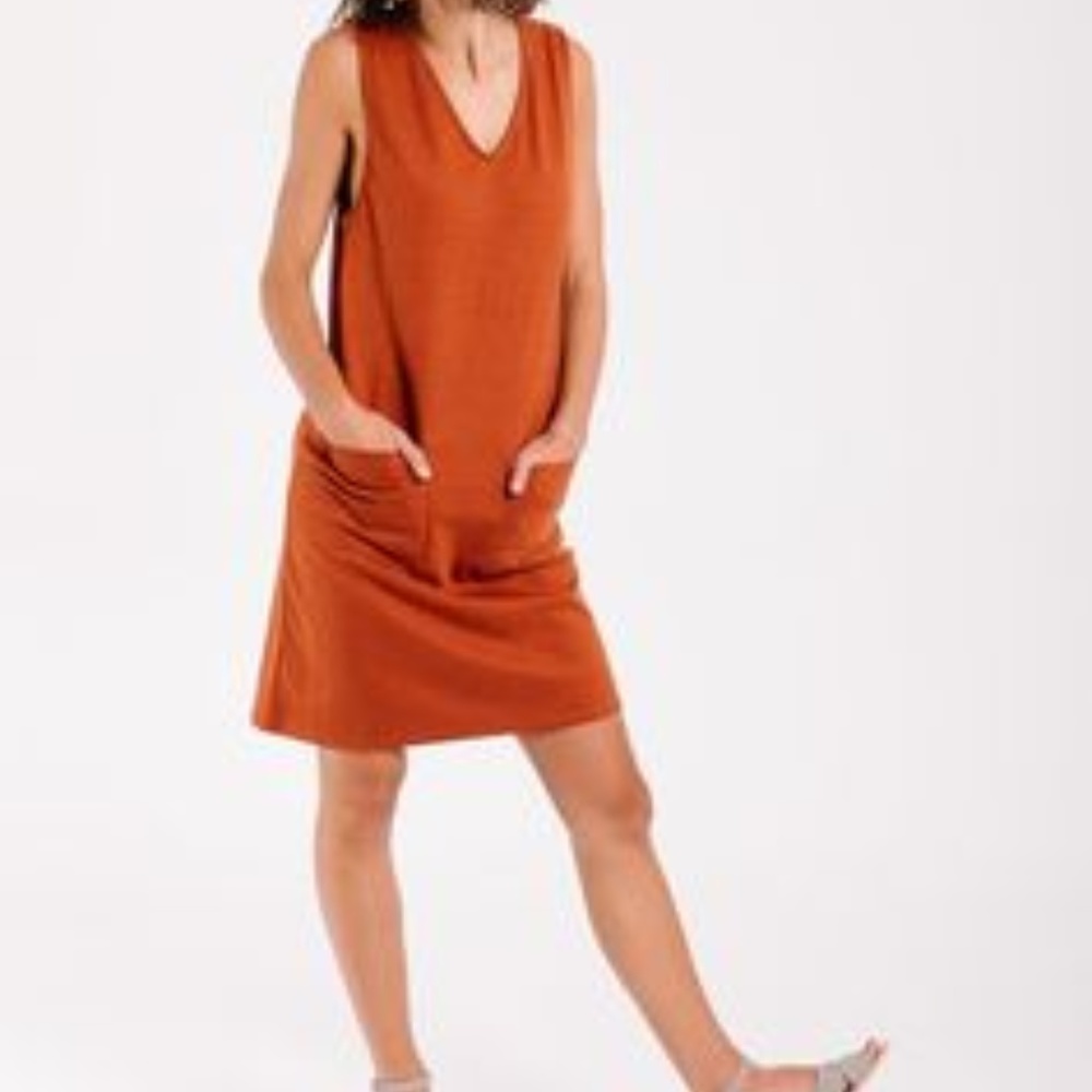 Brand new! Rust tank dress